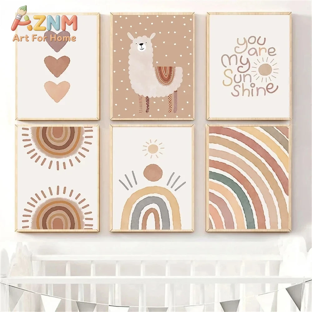 Baby Nursery You Are My Sunshine - AZNM Бохо-неонатальный декор для детской комнаты: