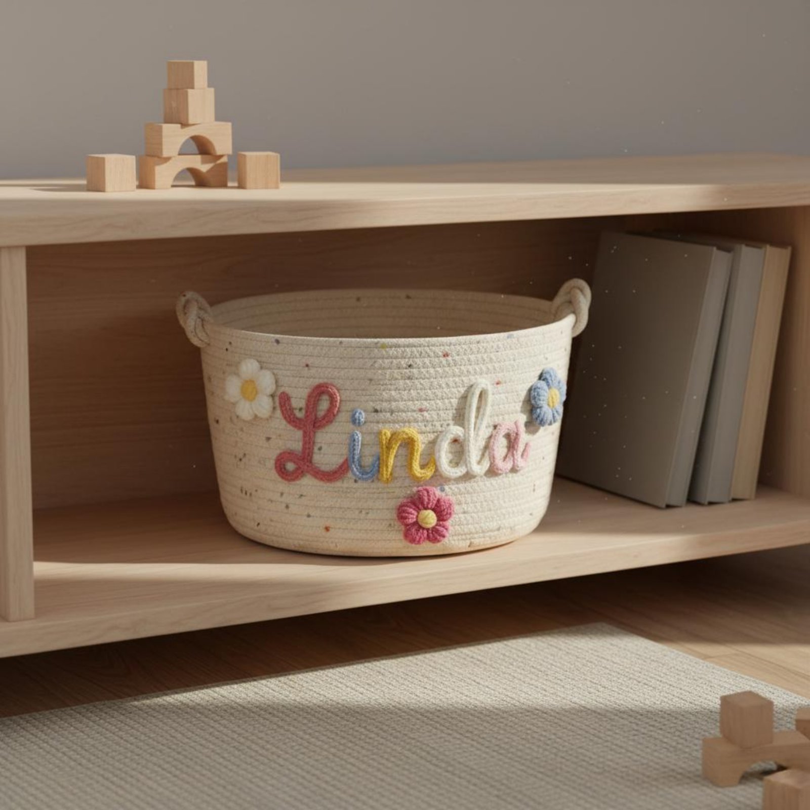 Baby Nursery Basket - Многофункциональный контейнер для детских принадлежностей с