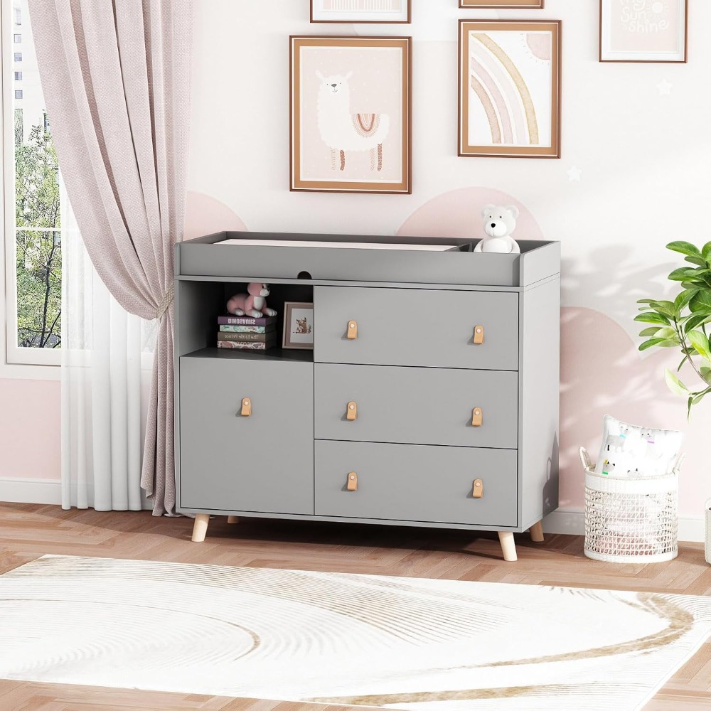 Baby Nursery Drawers - Пеленальный столик для детского комода, детский