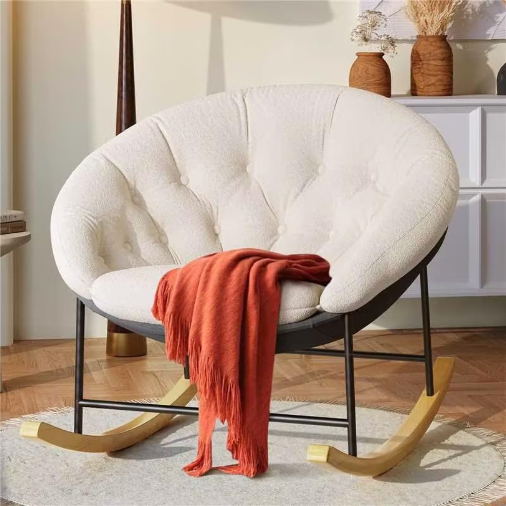 Rocking Chair Nursery - Широкое кресло-качалка для детской, удобное кресло-качалка