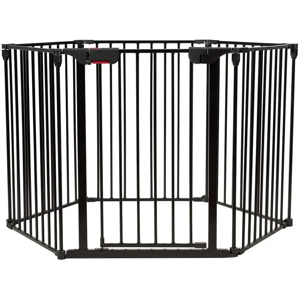Baby Gate Extra Wide - Регулируемый 6-панельный сверхширокий барьер для детей