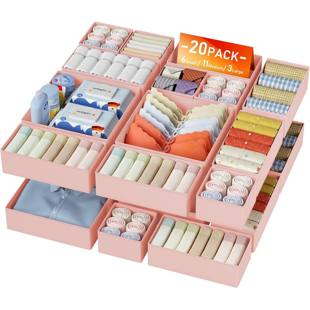 Baby Nursery Drawers - Набор из 20 органайзеров для одежды