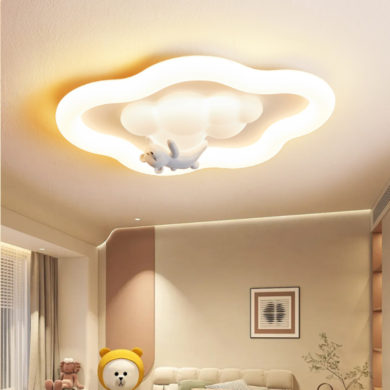 Baby Nursery Knobs - Французские потолочные светильники «Кремовое облако» для