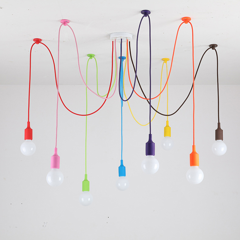 Baby Nursery Chandelier - красочную люстру-паук для детей, детская комната,