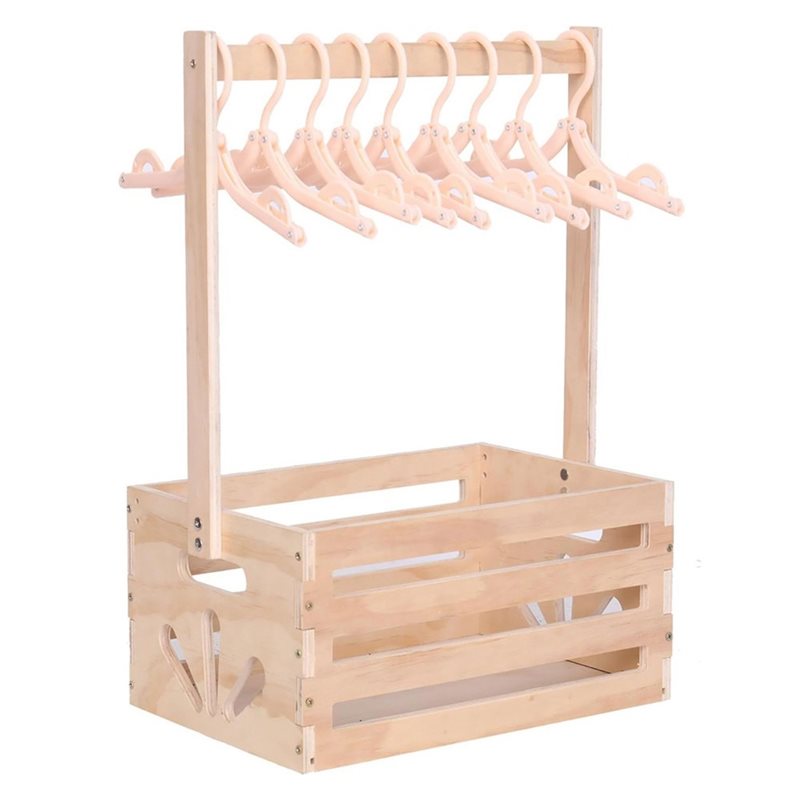 Baby Nursery Basket - Деревянная корзина для подарков на выписку/на