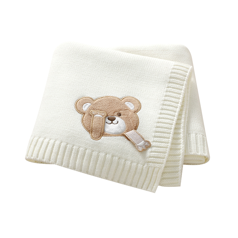 Baby Girl Nursery Quilt - Детские одеяла 90*70 см, вязаная коляска