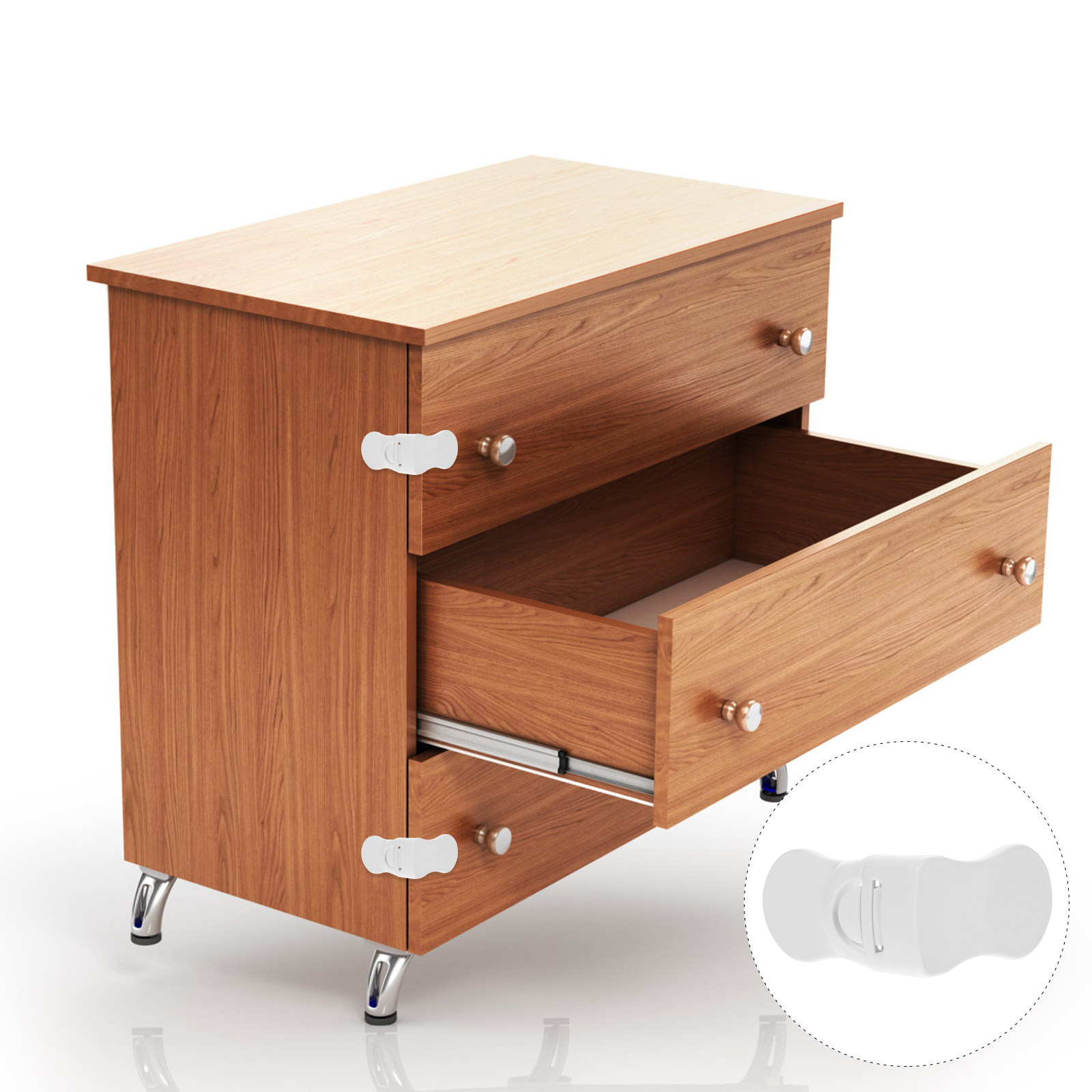 Baby Nursery Drawers - 6 шт. детских защитных замков для