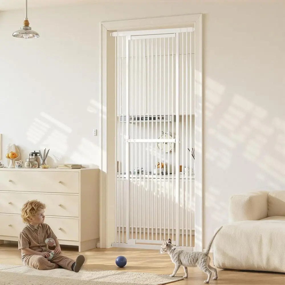 Baby Gate Extra Wide - Очень высокие регулируемые ворота для кошек