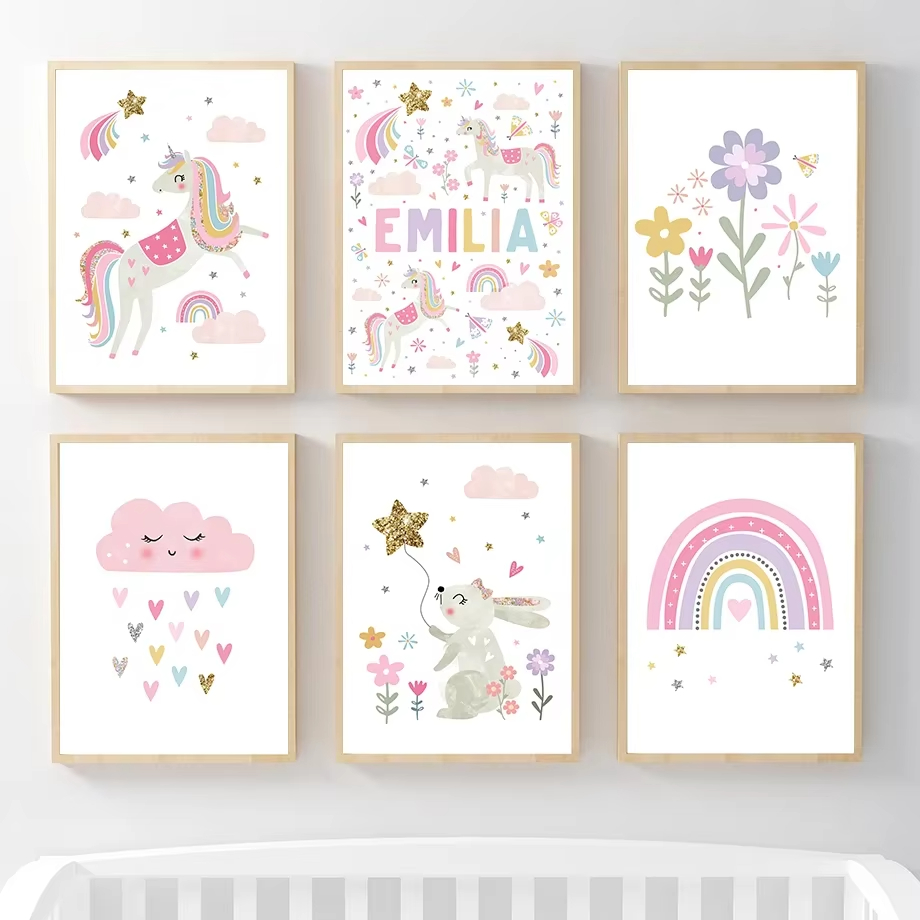 Розовый Единорог Кролик Радуга – обзор и цена Baby Unicorn Nursery