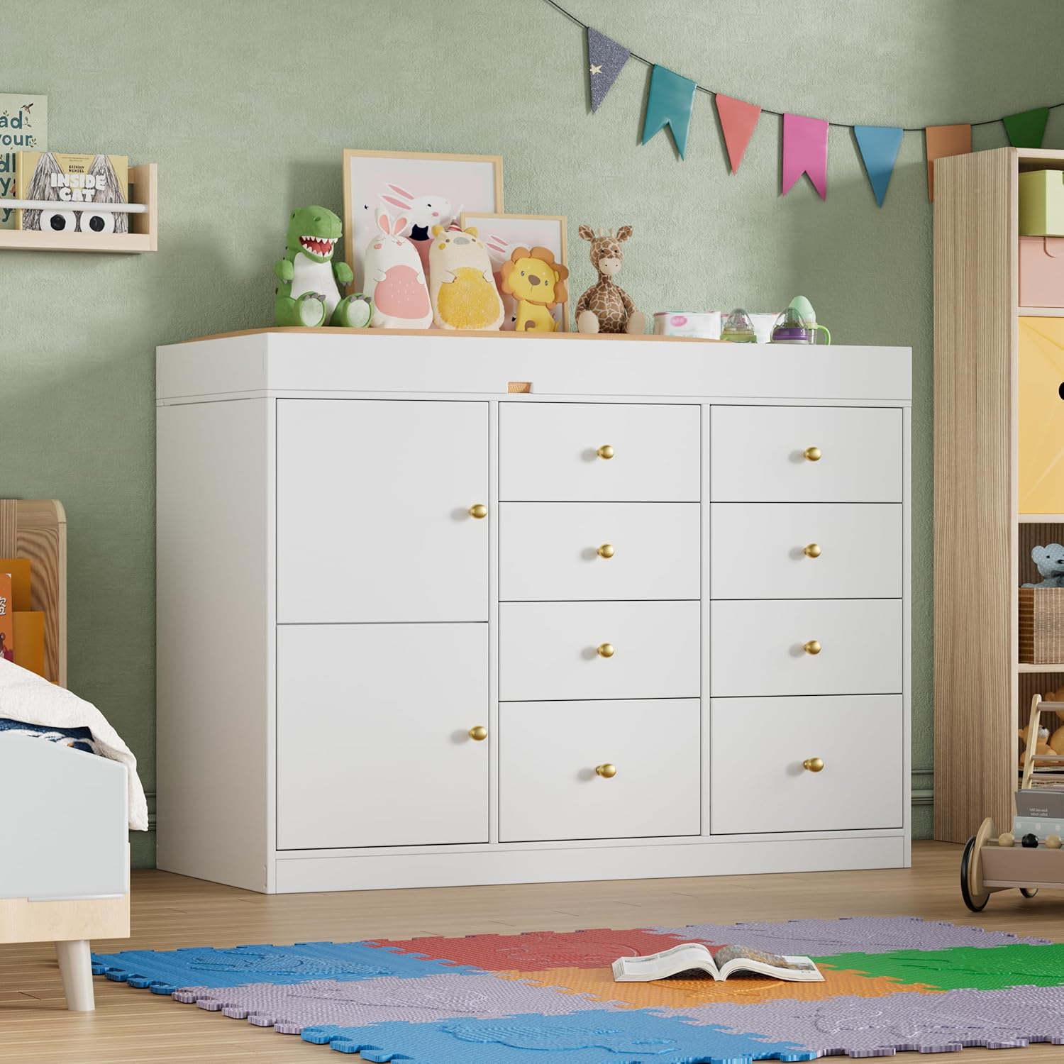 Пеленальный столик-комод, клас – обзор и цена Baby Nursery Drawers