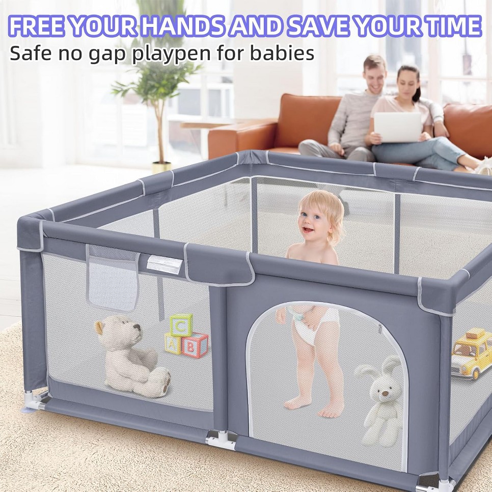 Детский манеж, очень большой и – обзор и цена Baby Gate Extra Wide