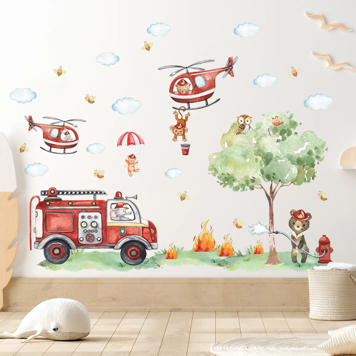 Детские наклейки на стену с му – обзор и цена Baby Nursery Water