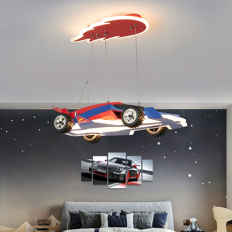 Детская люстра в виде гоночног – обзор и цена Baby Nursery Chandelier