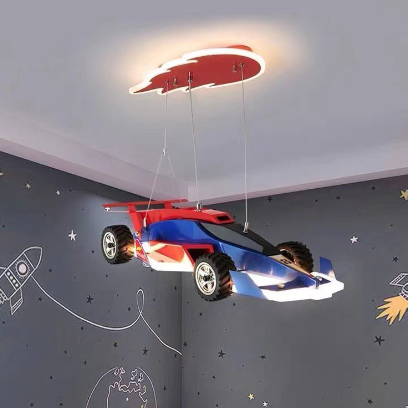 Детская люстра в виде гоночног – обзор и цена Baby Nursery Chandelier