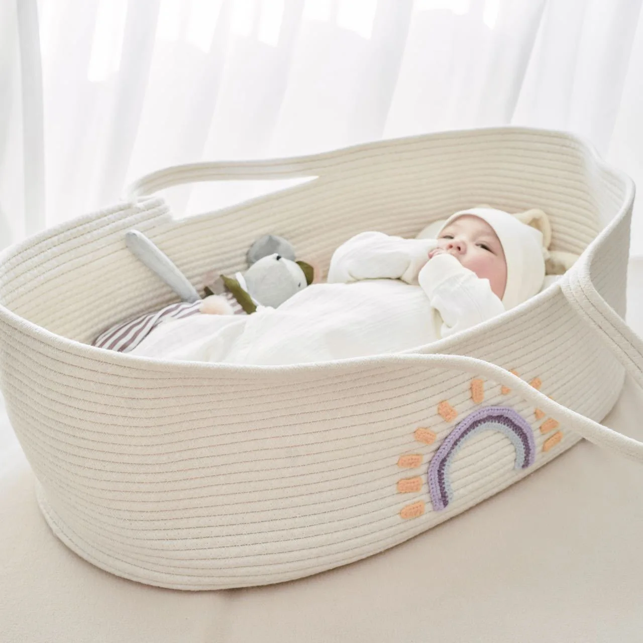 Портативная детская корзина дл – обзор и цена Baby Nursery Basket