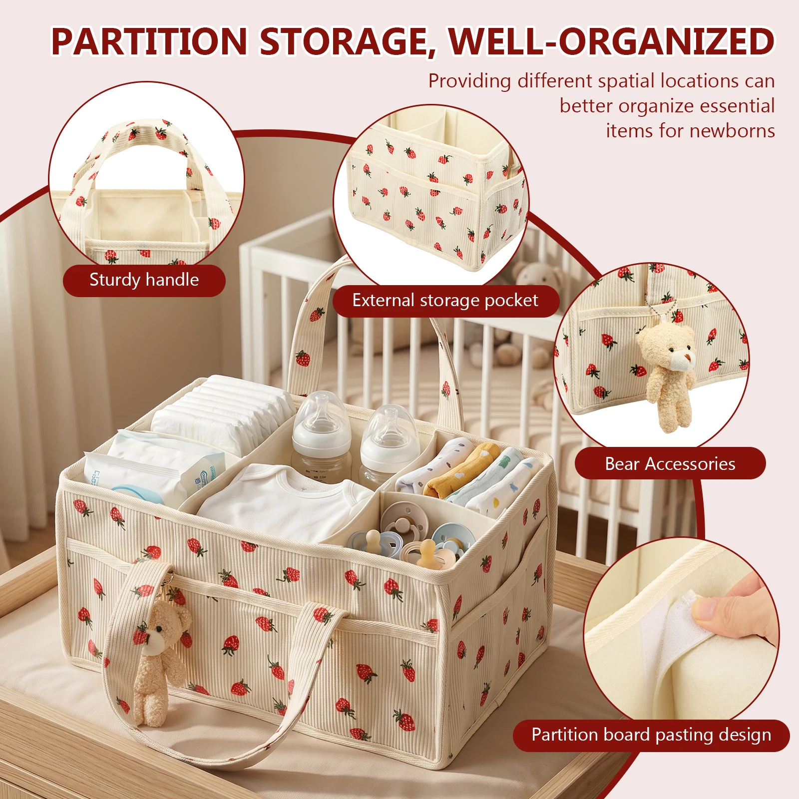 Портативный войлочный органайз – обзор и цена Baby Nursery Equipment