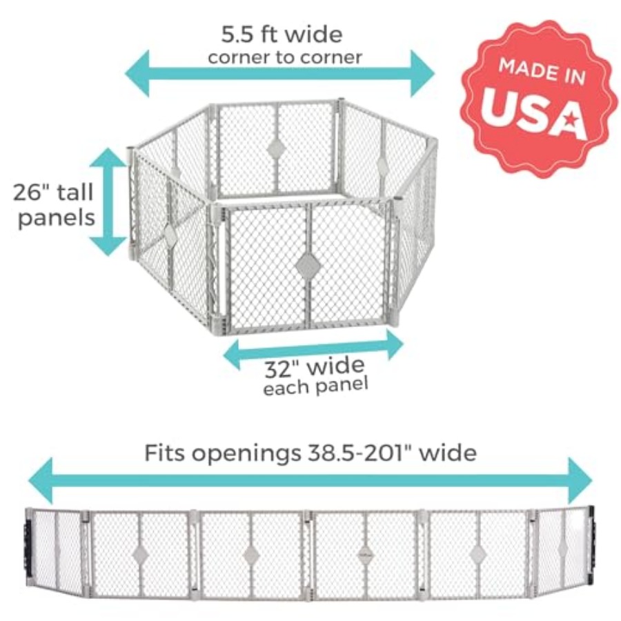 Детский манеж-ограждение Super – обзор и цена Baby Gate Extra Wide