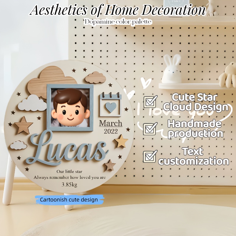 Персонализированная фоторамка  – обзор и цена Baby Nursery Usa