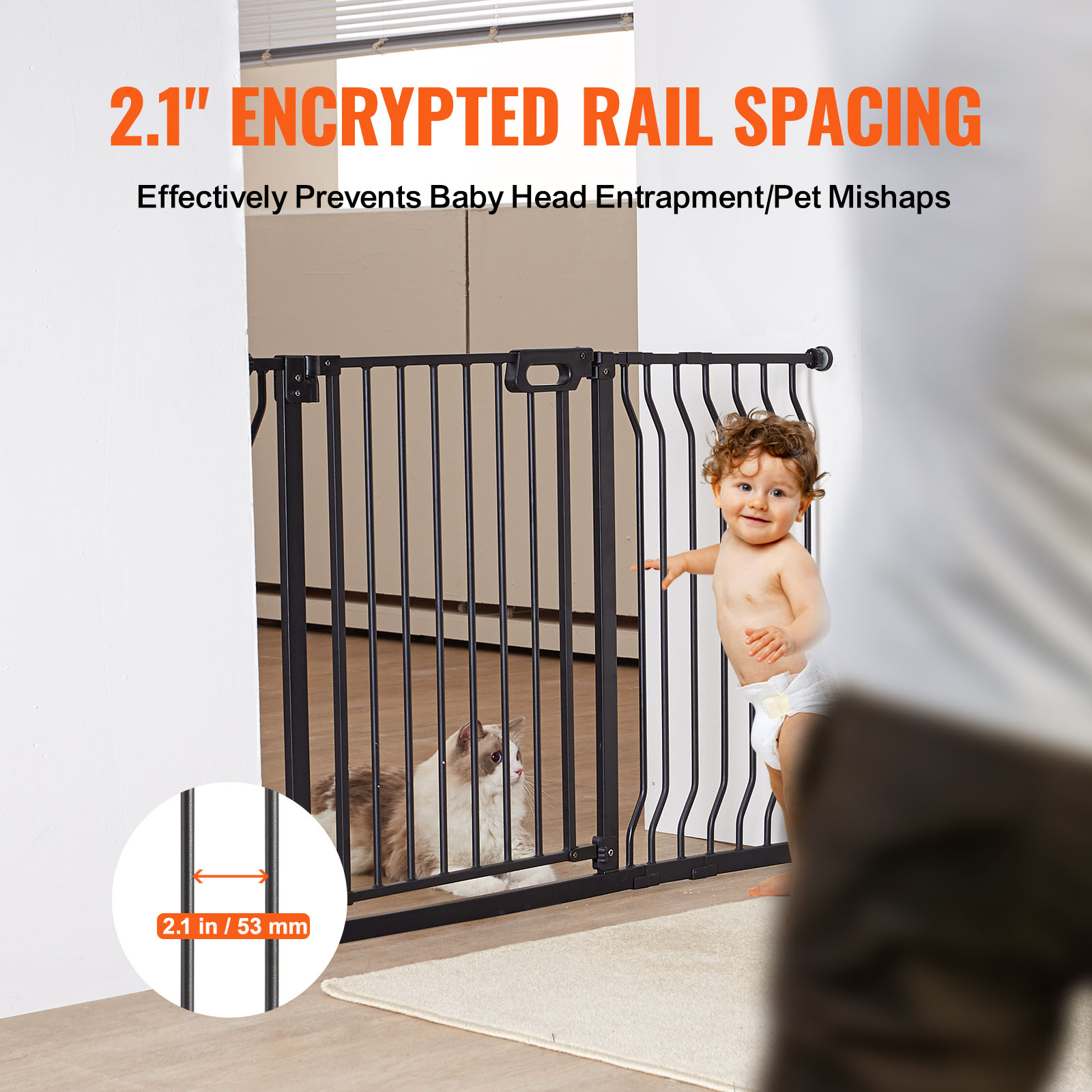 Защитные ворота для детей и жи – обзор и цена Baby Gate Extra Wide