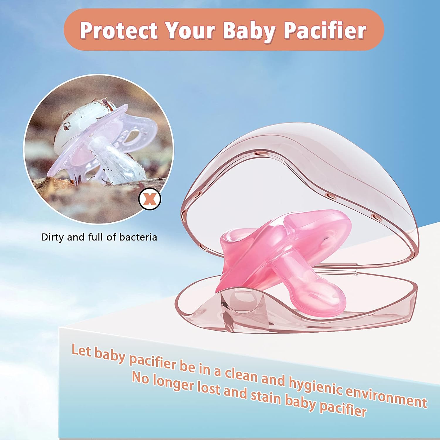Держатель для сосок-пустышек – – обзор и цена Pacifier Sterilizer Case