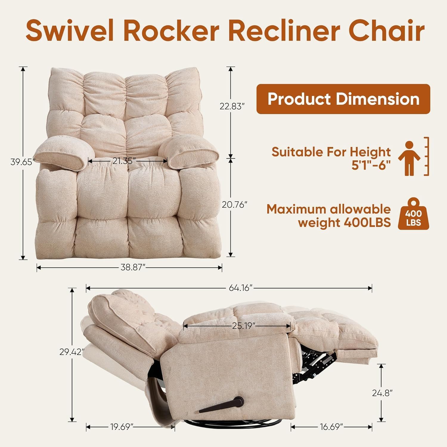 Широкое кресло-реклайнер с пов – обзор и цена Rocking Chair Nursery