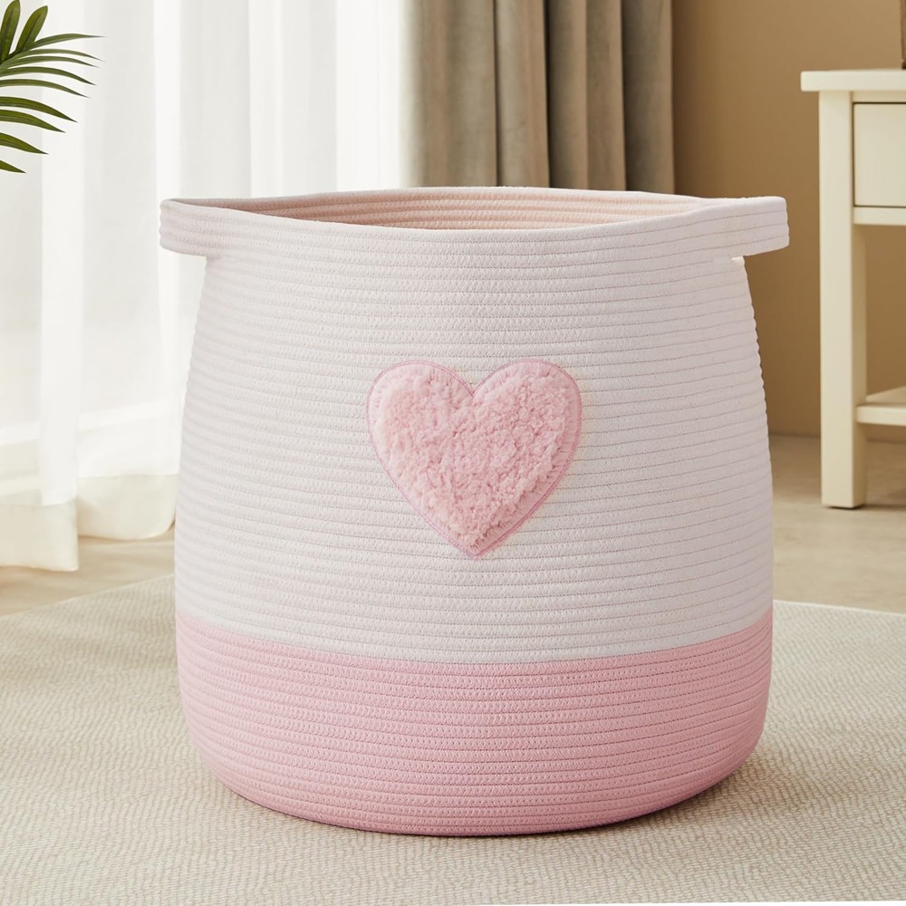 Розовая корзина для белья для  – обзор и цена Baby Nursery Laundry Hamper