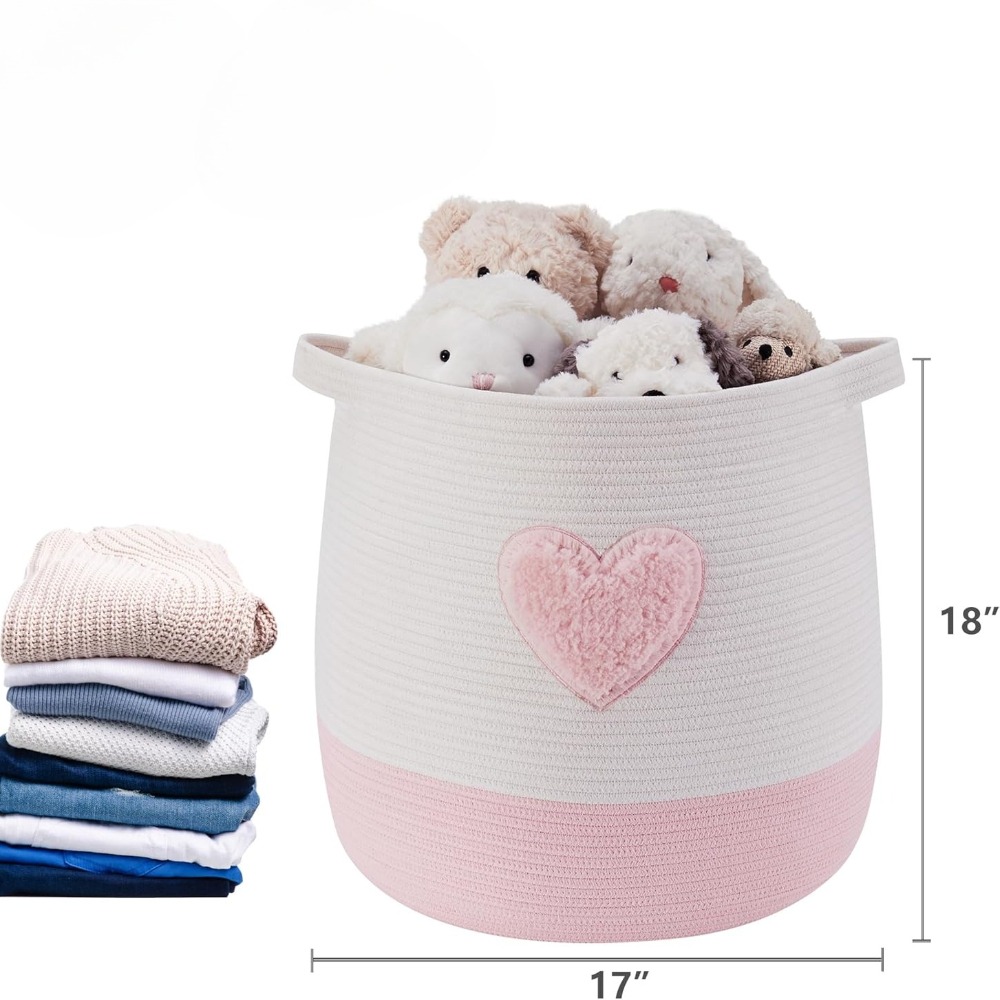 Розовая корзина для белья для  – обзор и цена Baby Nursery Laundry Hamper