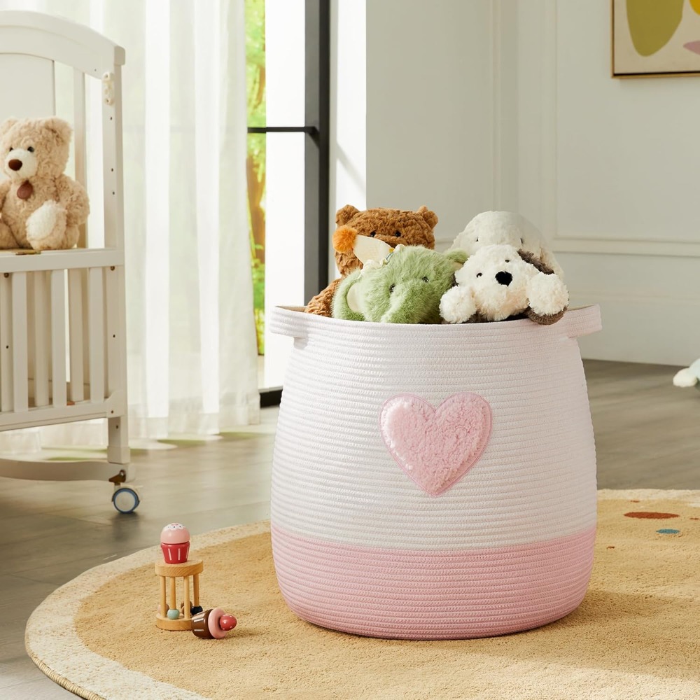 Розовая корзина для белья для  – обзор и цена Baby Nursery Laundry Hamper
