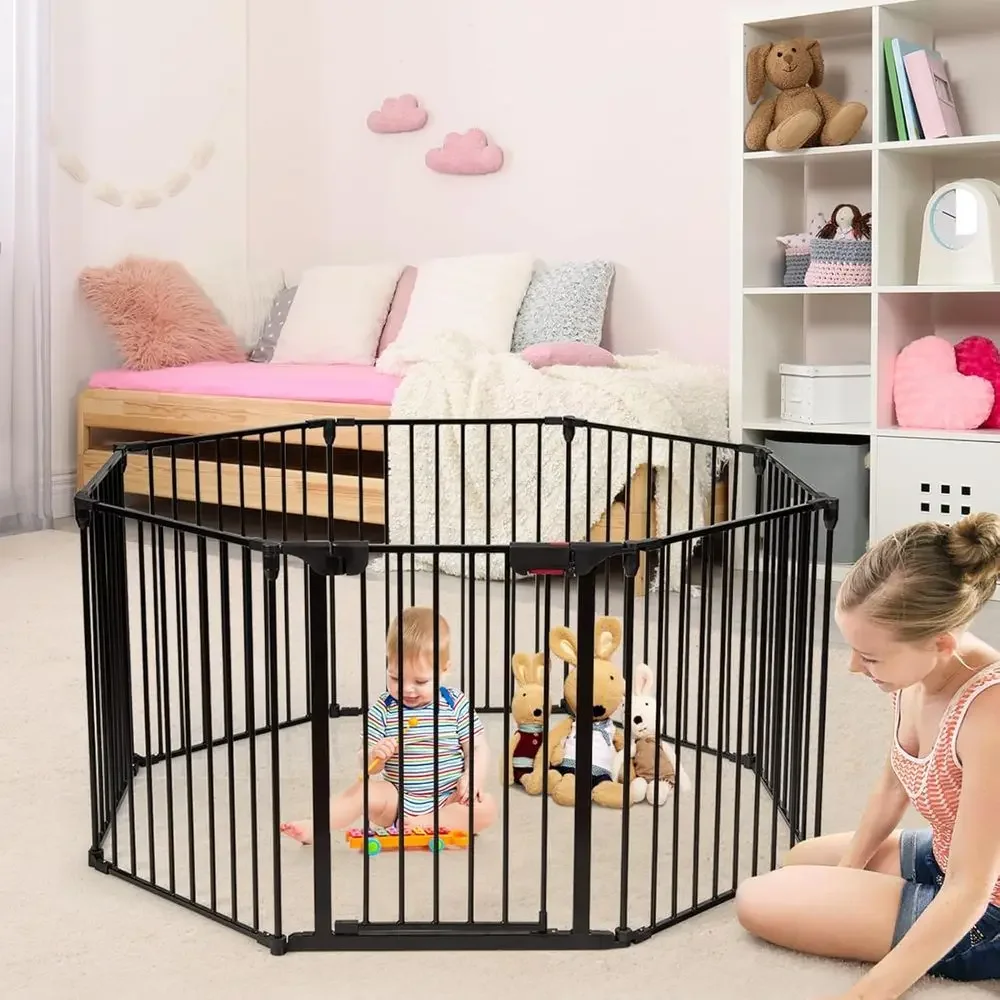 Регулируемая 8-панельная сверх – обзор и цена Baby Gate Extra Wide