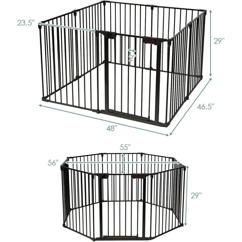 Регулируемая 8-панельная сверх – обзор и цена Baby Gate Extra Wide