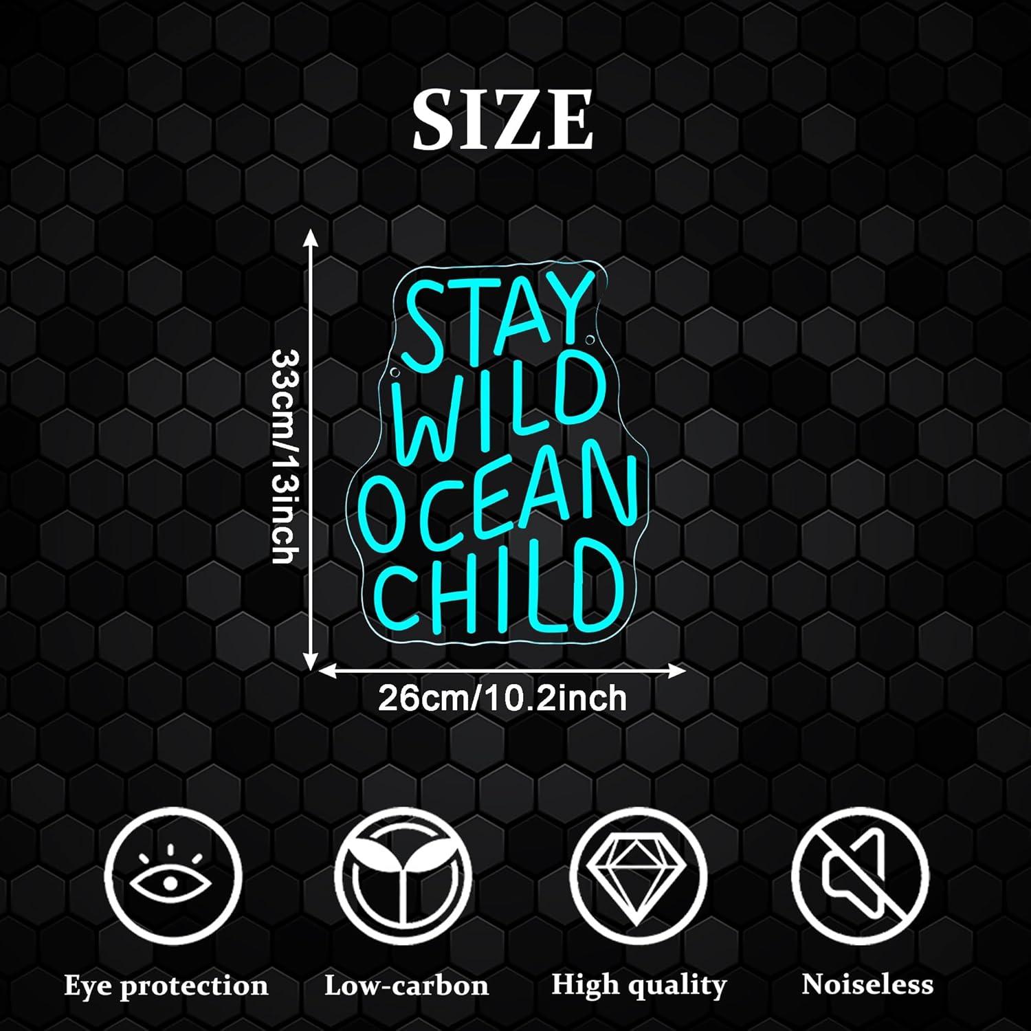 Неоновая вывеска «Stay Wild Oc – обзор и цена Baby Nursery Usa
