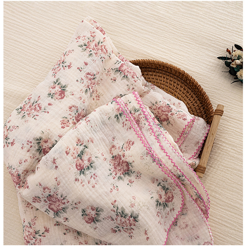 Летнее одеяло-пеленка для ново – обзор и цена Baby Girl Nursery Quilt