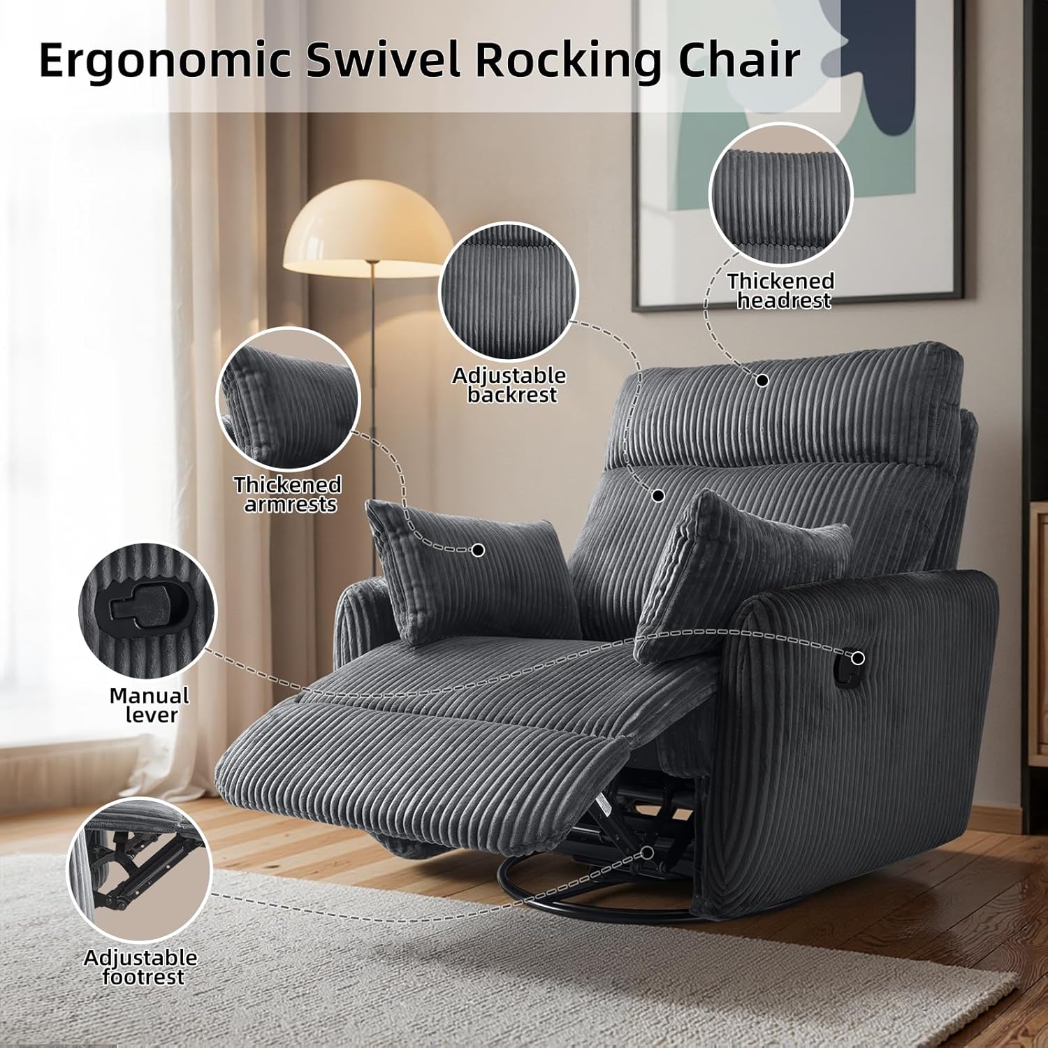 # Поворотное кресло-глайдер дл – обзор и цена Rocking Chair Nursery