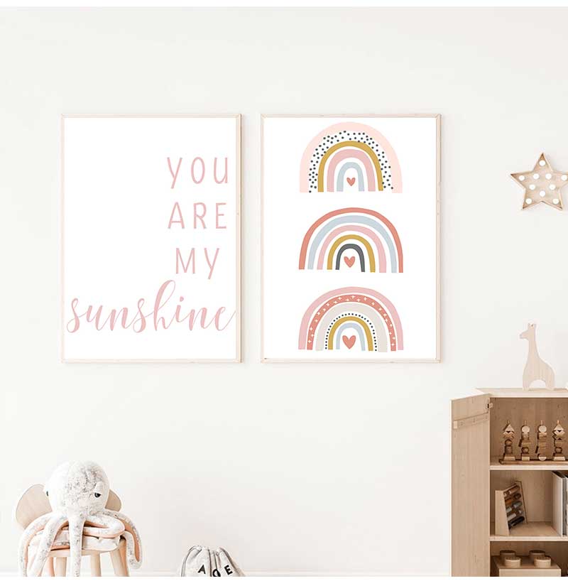 Картины на холсте «Ты — моё со – обзор и цена Baby Nursery You Are My Sunshine