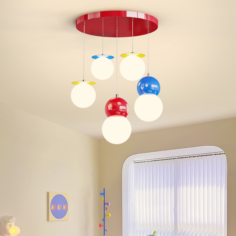 Люстра KAGU Bubble Ball - крас – обзор и цена Baby Nursery Chandelier