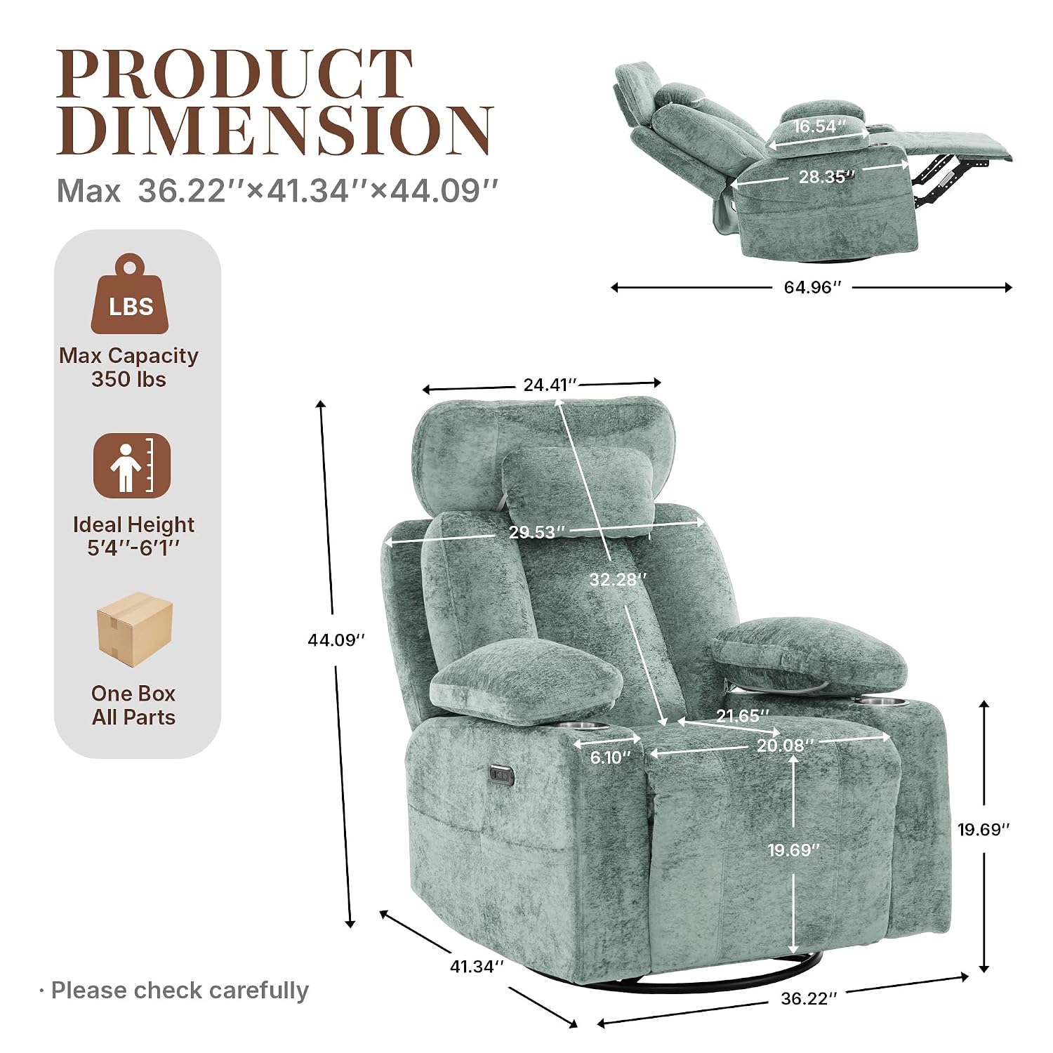 Кресло-качалка с поворотным ме – обзор и цена Rocking Chair Nursery